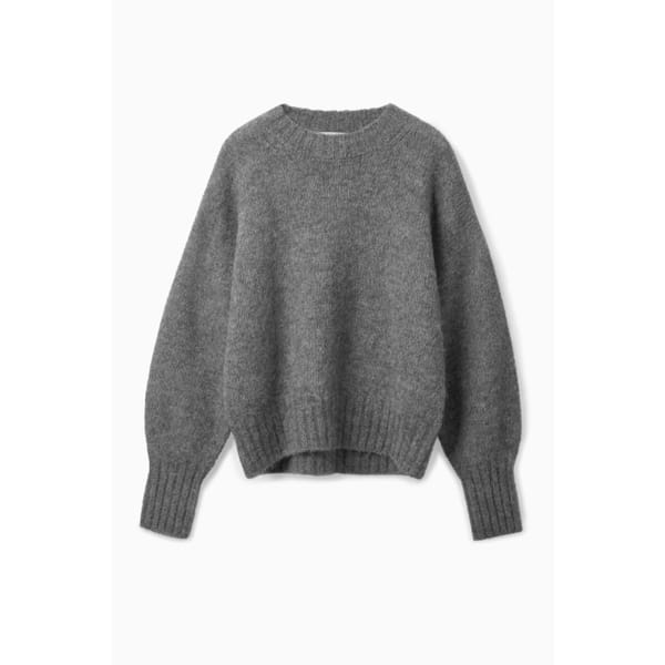 cos LOOSE-FIT CROPPED JUMPER
