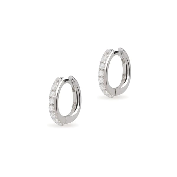 DIAMOND HUGGIE EARRINGS