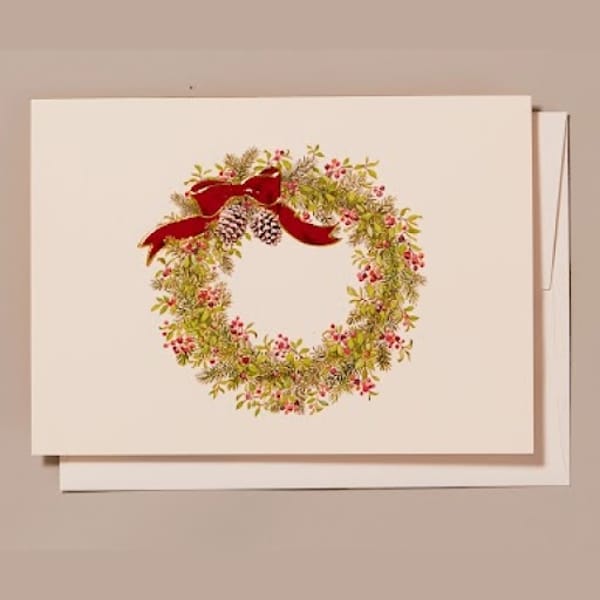 Christmas Wreath Greeting Card