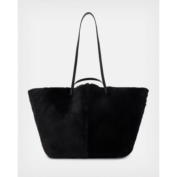 Hannah Shearling Tote Bag