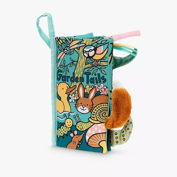 Jellycat Garden Tails Soft Children_s Book