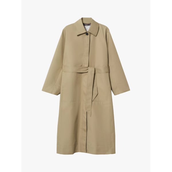 john lewis Mango Tifon Mac, Beige