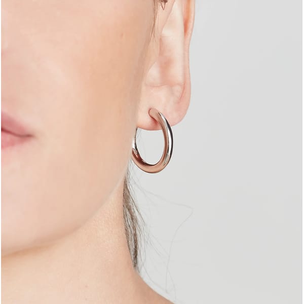 LARGE CHUNKY HOOP EARRINGS