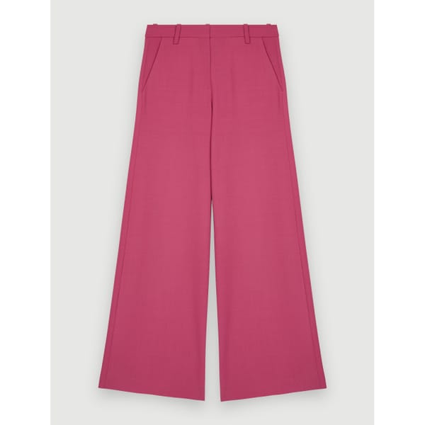 maje WIDE-LEG STRETCH SUIT TROUSERS