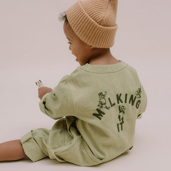 MILKING IT x ANDO Overalls (Sage)