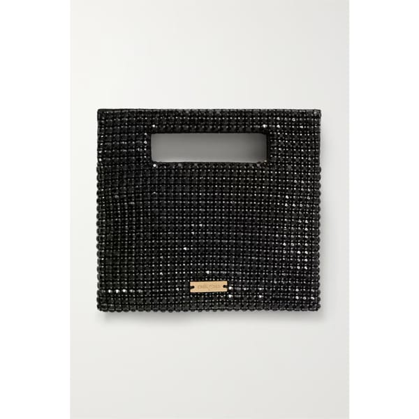 CULT GAIA Lucinda crystal-embellished twill tote
