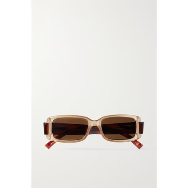 NETAPORTER LE SPECS So Into You rectangular-frame acetate sunglasses -02 1