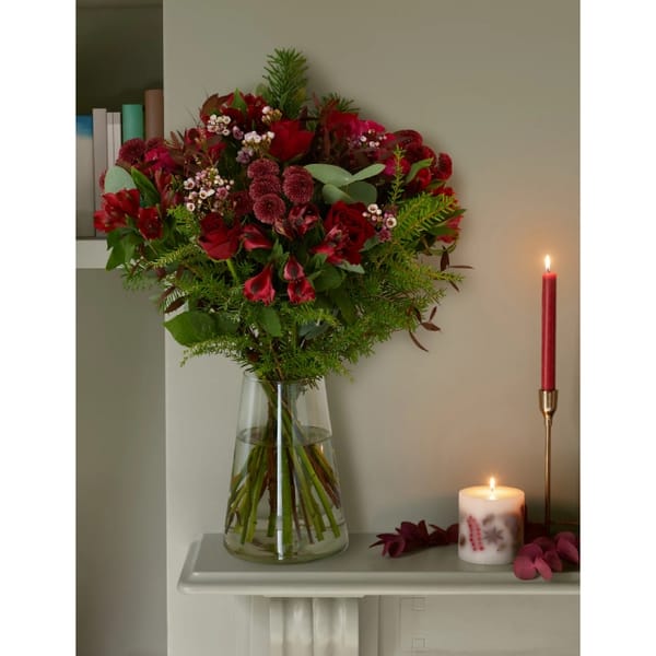 Ready To Arrange Ruby Red Bouquet