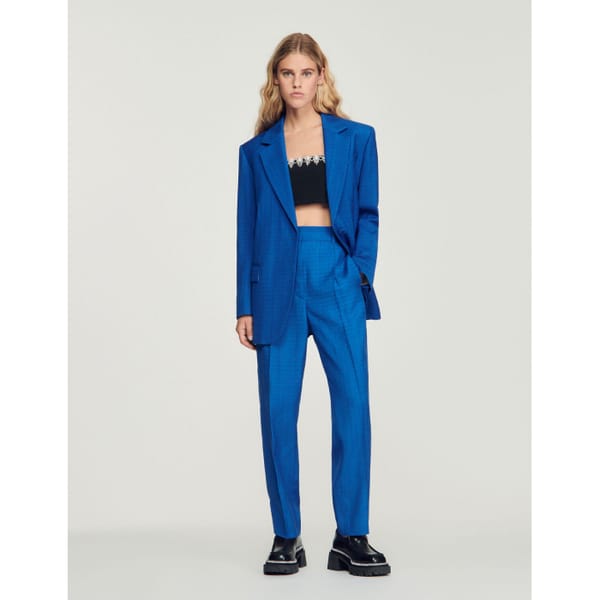 sandro Oversized tailored jacket