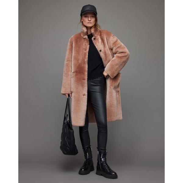 Serra Reversible Shearling Coat