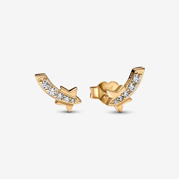 Pandora Shooting Star Pavé Stud Earrings