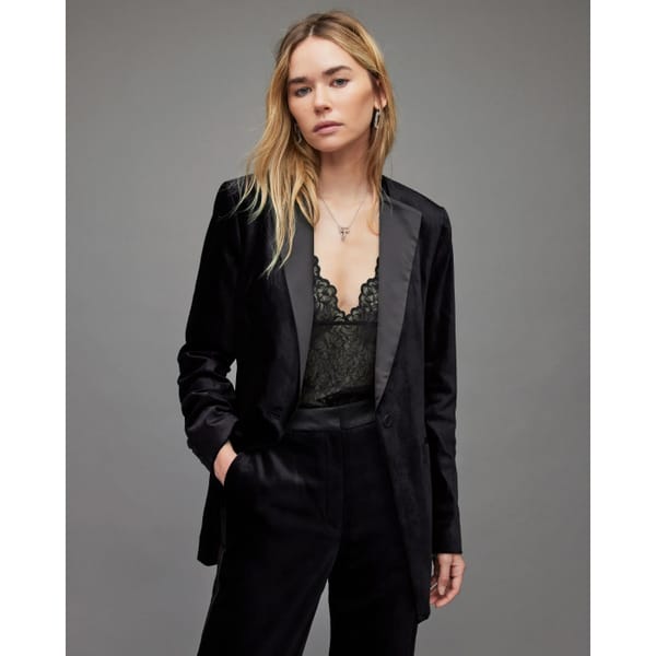 Sofia Velvet Blazer