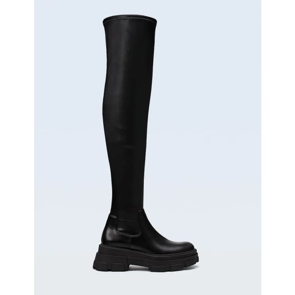 stradivarius flat track sole boots