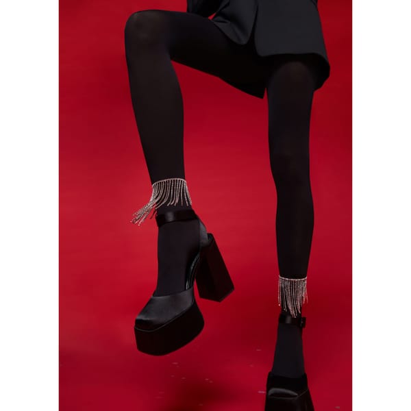 Diamanté Appliqué Anklet Calzedonia
