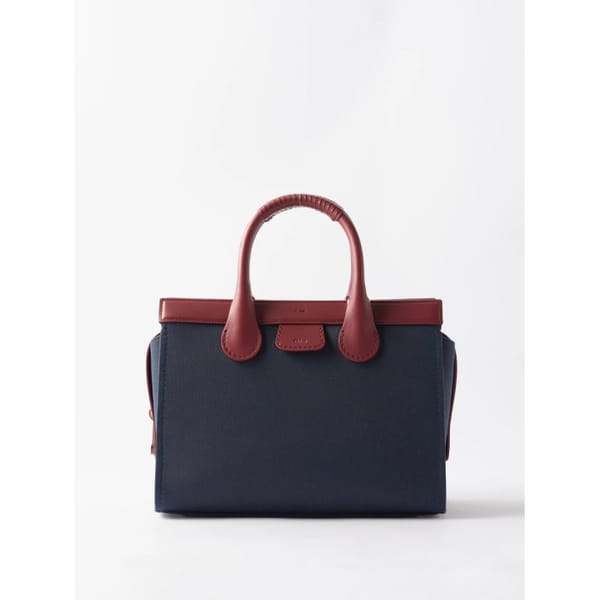 CHLOÉ X Barbour Edith canvas and leather handbag £2,350