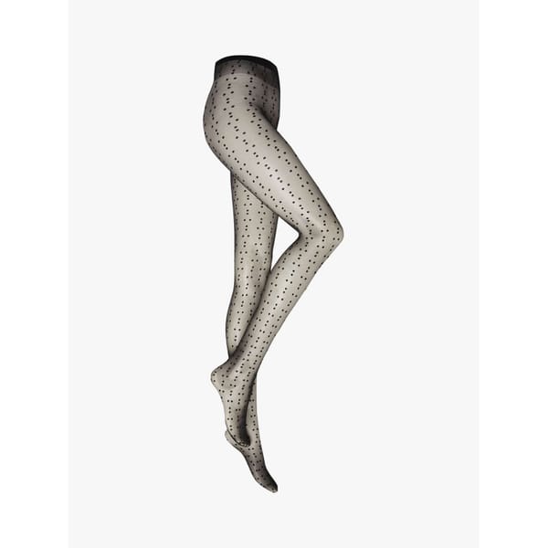Wolford Dot Sheer Tights, Black