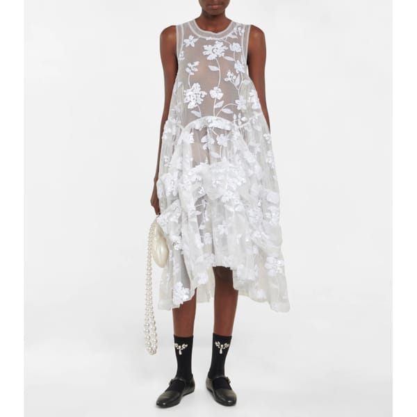 Embellished Socks, Black, Simone Rocha
