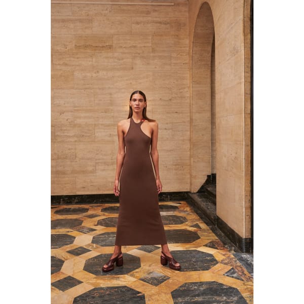 AUDE OPEN BACK DRESS - Resort Wear