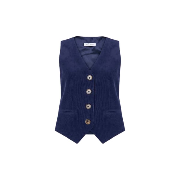 bella freud CORDUROY CHRISSIE WAISTCOAT