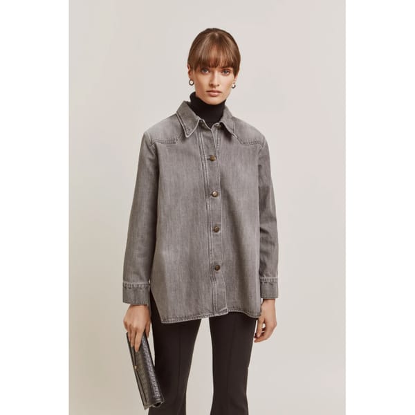 by malina Dana long sleeve denim shirt