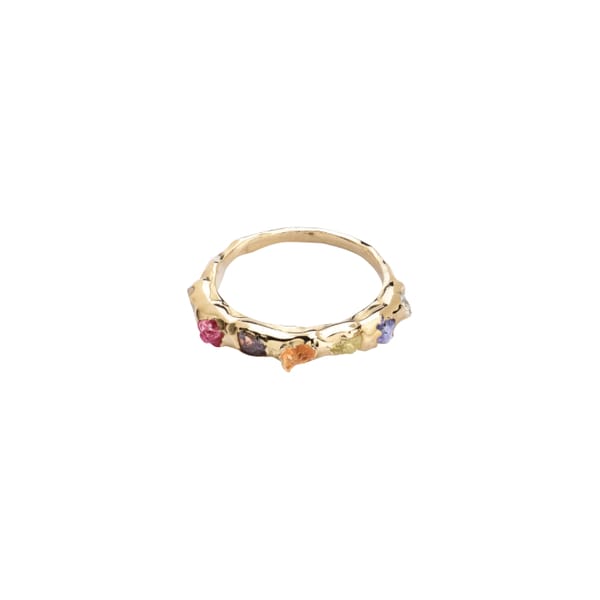 finematter Emilie Shapiro rainbow ring - rainbow jewellery