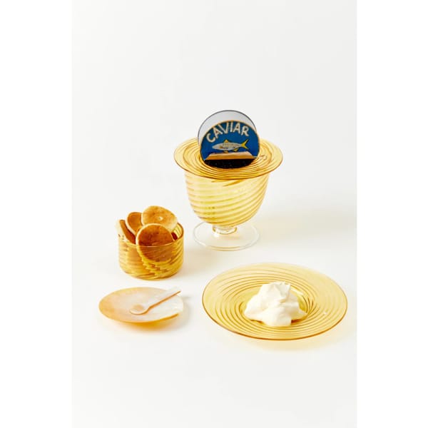 GOLD TWIST CAVIAR SERVICE