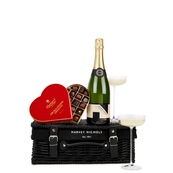 HARVEY NICHOLS Charbonnel _ Champagne Mini Hamper