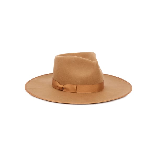 harvey nichols LACK OF COLOR Teak Rancher brown wool felt fedora