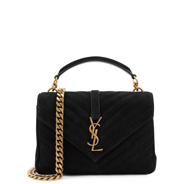 SAINT LAURENT College medium corduroy shoulder bag