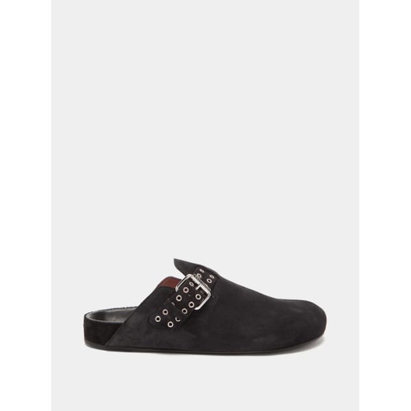 ISABEL MARANT Mirvin suede backless loafers - January Sale