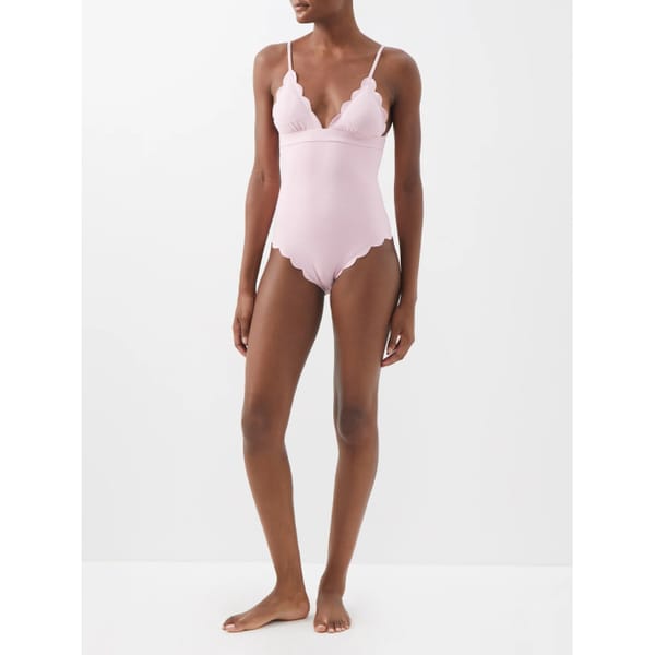 MARYSIA Santa Clara scalloped-edge swimsuit - Resort Wear