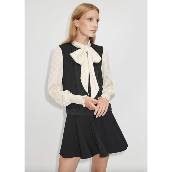 me+em Fluid Tux Shift Dress - January Sale