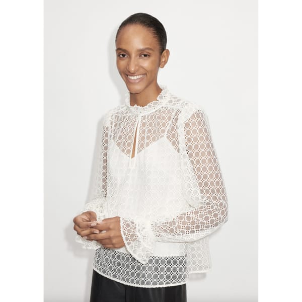 me+em Statement Lace Swing Blouse + Cami - January Sale