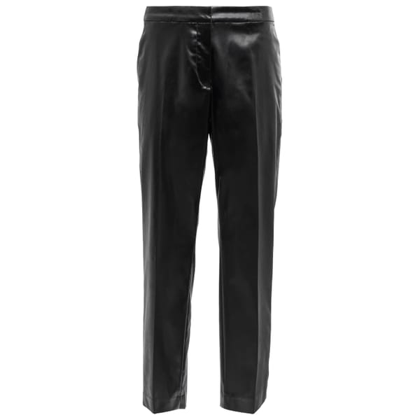 DRIES VAN NOTEN High-rise cropped faux leather pants - January Sale