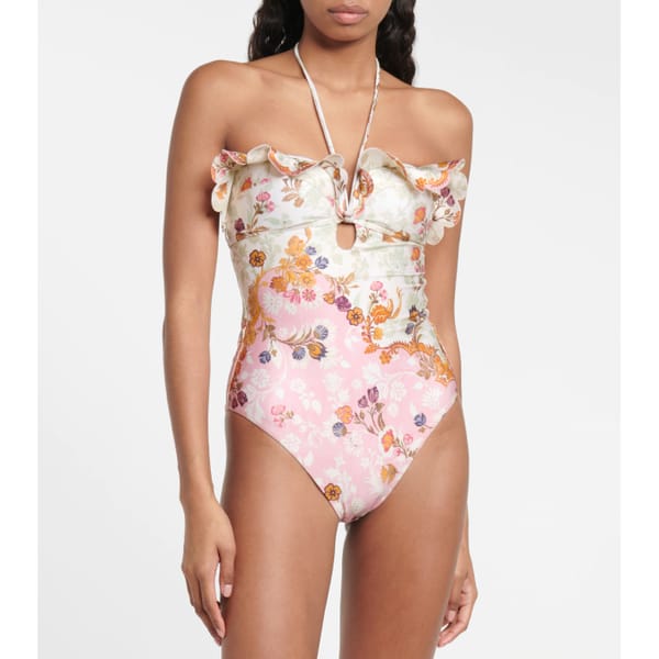 ZIMMERMANN Laurel floral swimsuit - Resort Wear