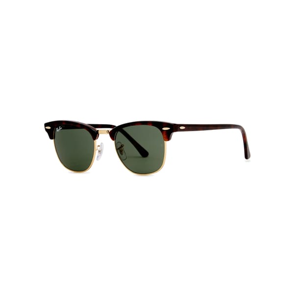 RAY-BAN 51 tortoiseshell clubmaster sunglasses