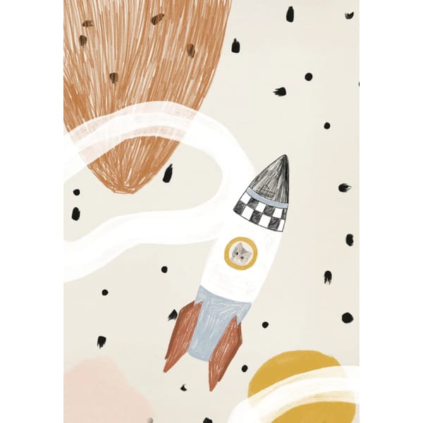 Space cat by Anna Johansson