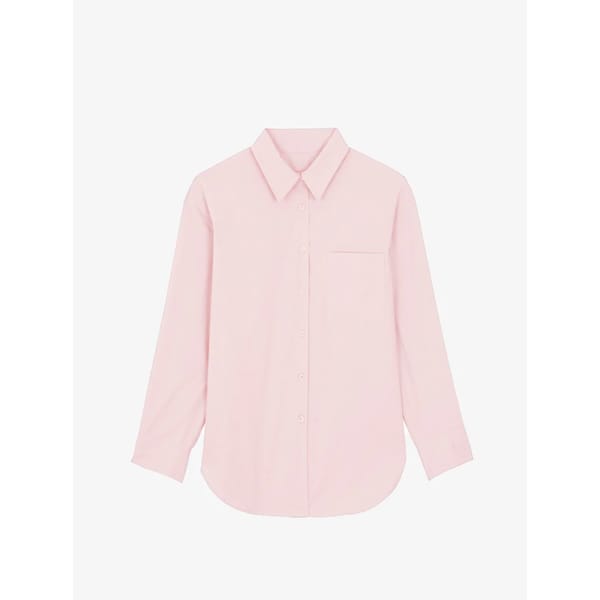 the frankie shop AMI BOYFRIEND SHIRT - PINK