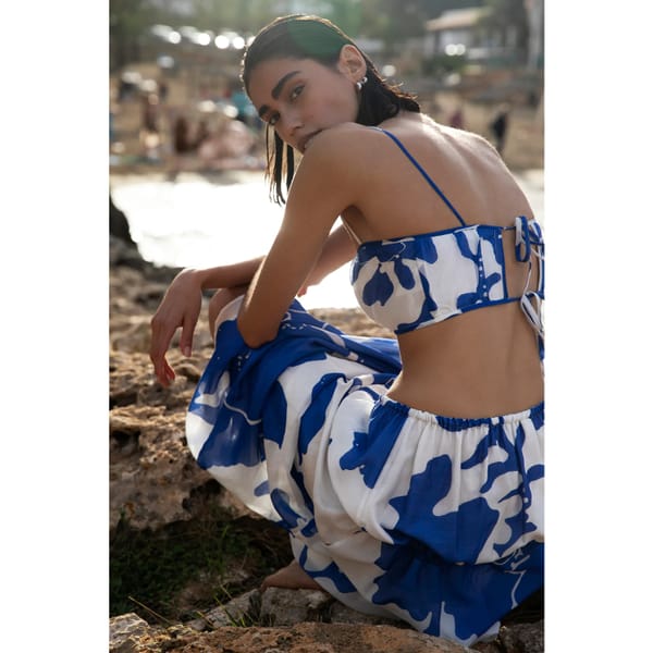 VIVI GATHERED CROP - Resort Wear