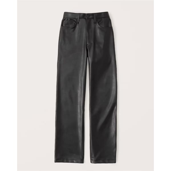 abercrombie _ fitch Vegan Leather 90s Relaxed Pant