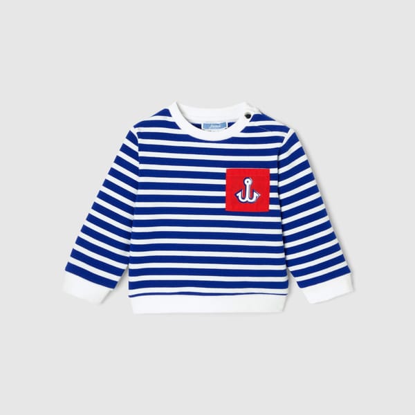 Baby boy sailor sweatshirt - childrenswear
