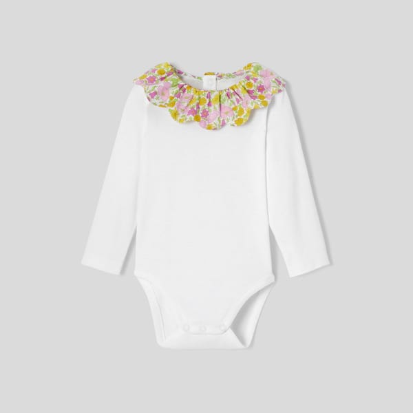 Baby girl long-sleeved bodysuit - childrenswear