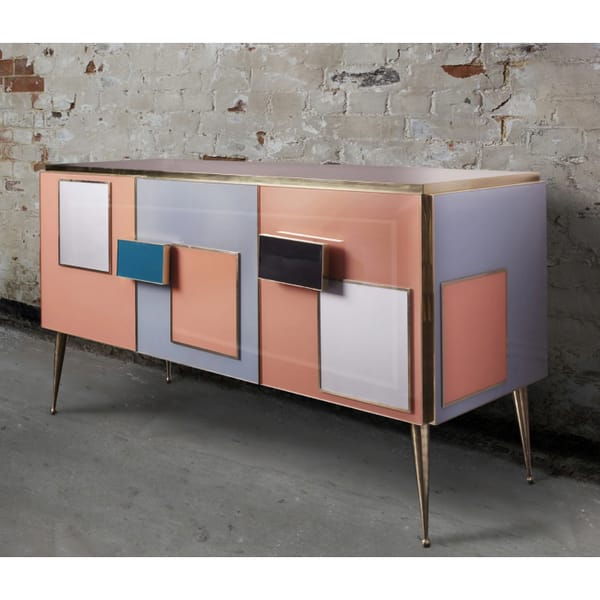 Bespoke Murano glass cabinet