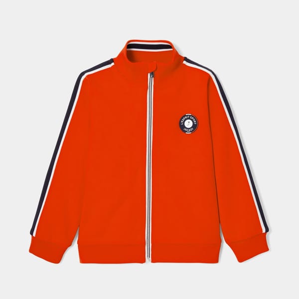 Boy high collar cardigan - childrenswear