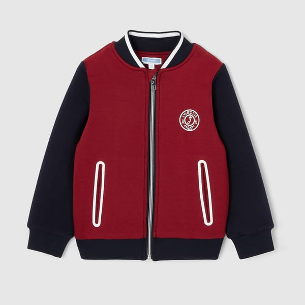 Boy Varsity style cardigan - childrenswear