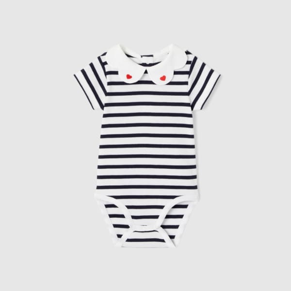Baby girl short sleeve bodysuit - childrenswear