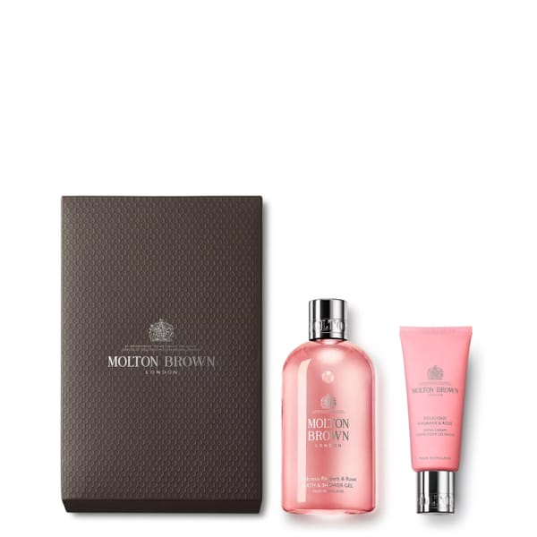 Delicious Rhubarb _ Rose Bathing _ Hand Gift Set