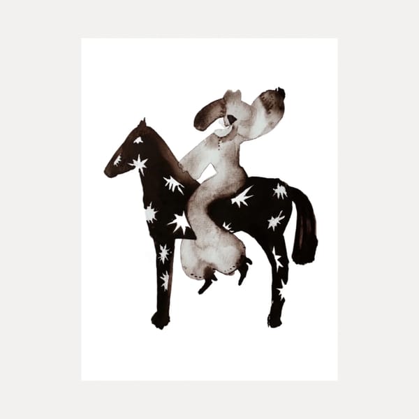 glassette - TUFT LUCK STAR HORSE RODEO