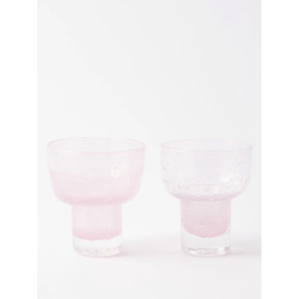 matchesfashion OLIVIA COGNET Set of two wine glasses - coloured glassware