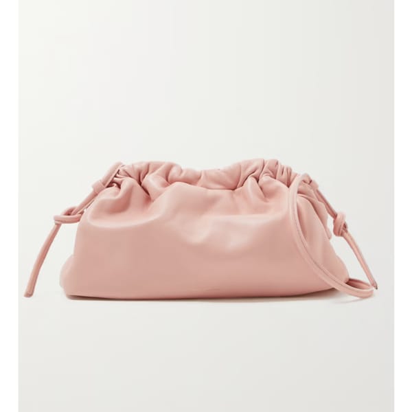 netaporter MANSUR GAVRIELClassic mini textured-leather bucket bag
